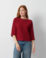 Boat Neck Dolman Sweater