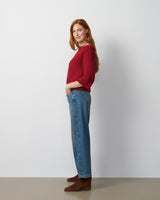 Boat Neck Dolman Sweater