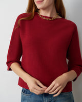 Boat Neck Dolman Sweater
