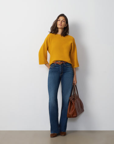 Boat Neck Dolman Sweater