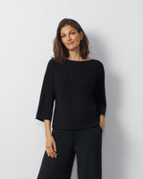 Boat Neck Dolman Sweater