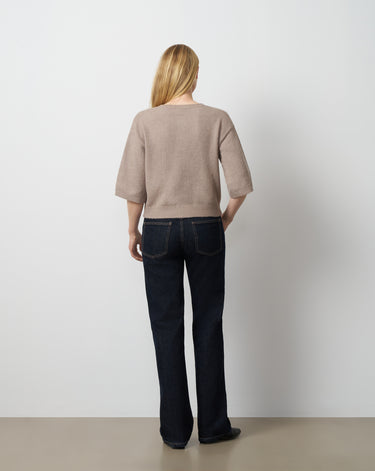 Boxy Button Front Cardigan