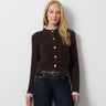 Ruffle Trim Pocket Cardigan