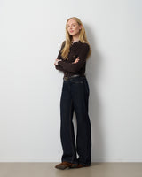 Ruffle Trim Pocket Cardigan