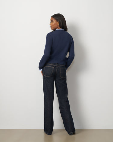 Ruffle Trim Pocket Cardigan