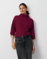 Mock Neck Dolman Sweater