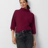 Mock Neck Dolman Sweater