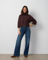 Mock Neck Dolman Sweater