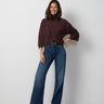 Mock Neck Dolman Sweater