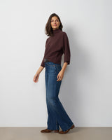 Mock Neck Dolman Sweater