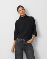 Mock Neck Dolman Sweater