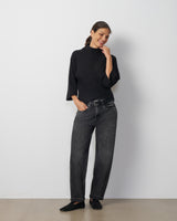Mock Neck Dolman Sweater
