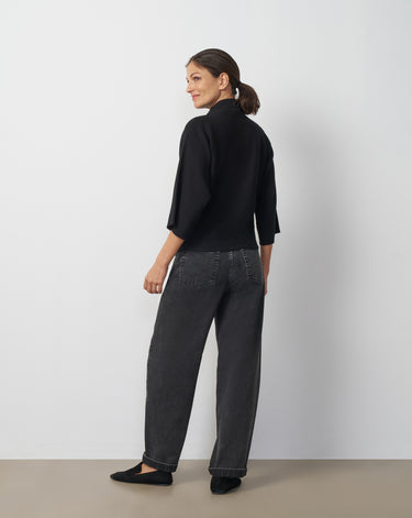 Mock Neck Dolman Sweater