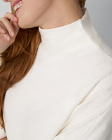 Mock Neck Dolman Sweater