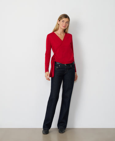 Side Tie Wrap Sweater