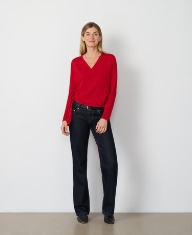 Side Tie Wrap Sweater
