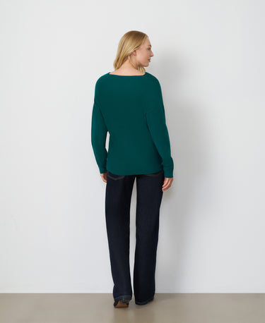 Draped Cowl Neck Sweater
