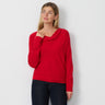 Draped Cowl Neck Sweater