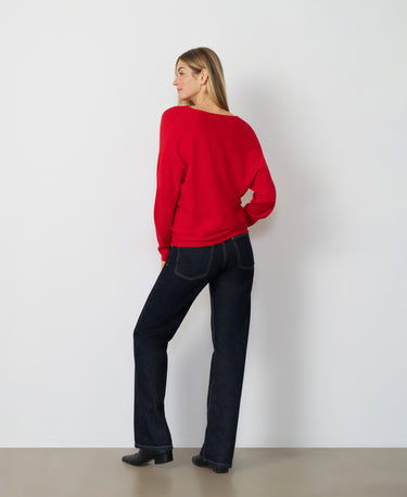 Draped Cowl Neck Sweater