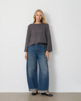 Basketweave Cable Sweater