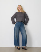 Basketweave Cable Sweater