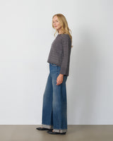 Basketweave Cable Sweater