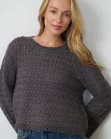 Basketweave Cable Sweater