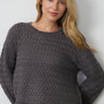 Basketweave Cable Sweater