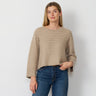 Basketweave Cable Sweater