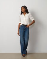 Metal Tie-Neck Top