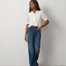 Metal Tie-Neck Top