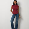 Funnel Neck Asymmetric Top