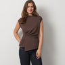 Funnel Neck Asymmetric Top
