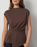 Funnel Neck Asymmetric Top