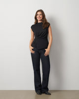 Funnel Neck Asymmetric Top