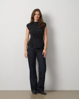 Funnel Neck Asymmetric Top