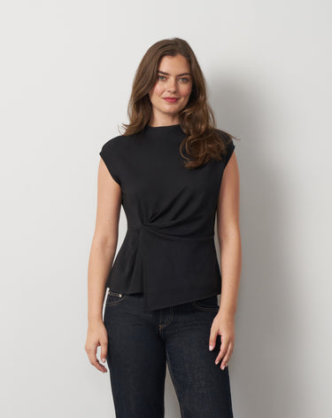 Funnel Neck Asymmetric Top