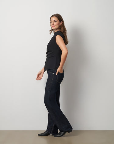 Funnel Neck Asymmetric Top