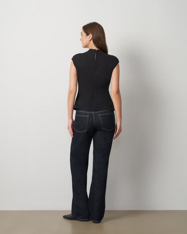 Funnel Neck Asymmetric Top