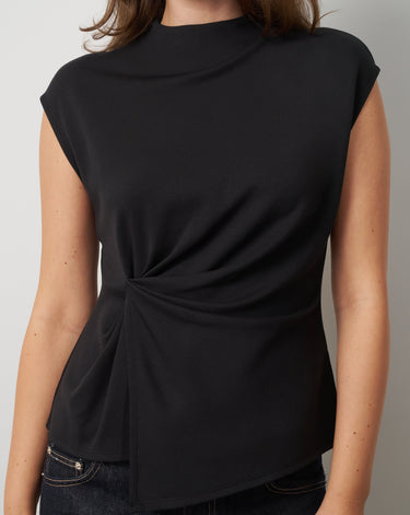Funnel Neck Asymmetric Top