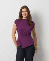 Funnel Neck Asymmetric Top