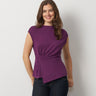 Funnel Neck Asymmetric Top