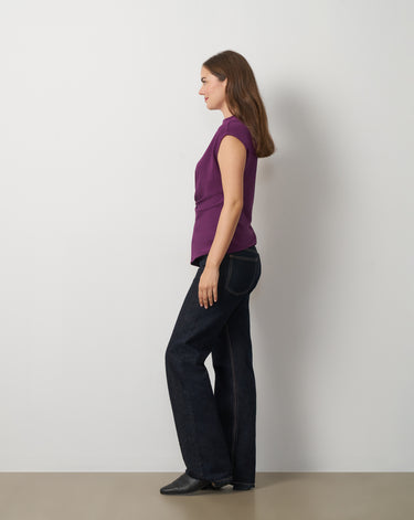 Funnel Neck Asymmetric Top