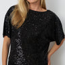 Sequin Dolman Sleeve Top