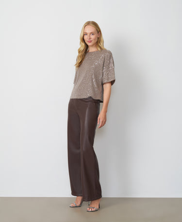 Sequin Dolman Sleeve Top