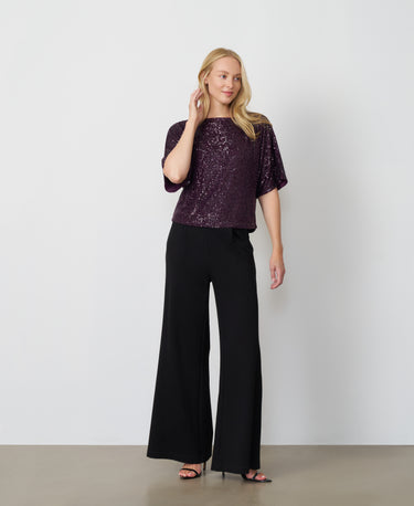 Sequin Dolman Sleeve Top