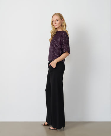Sequin Dolman Sleeve Top