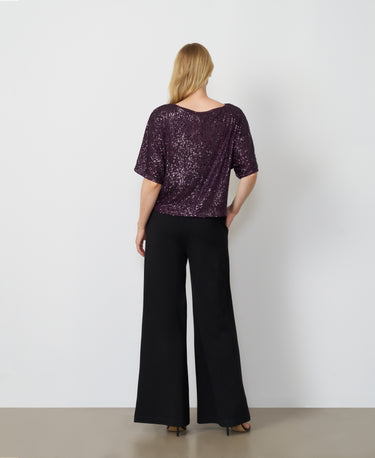 Sequin Dolman Sleeve Top