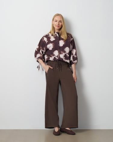 Floral Print Balloon Sleeve Blouse