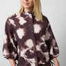 Floral Print Balloon Sleeve Blouse
